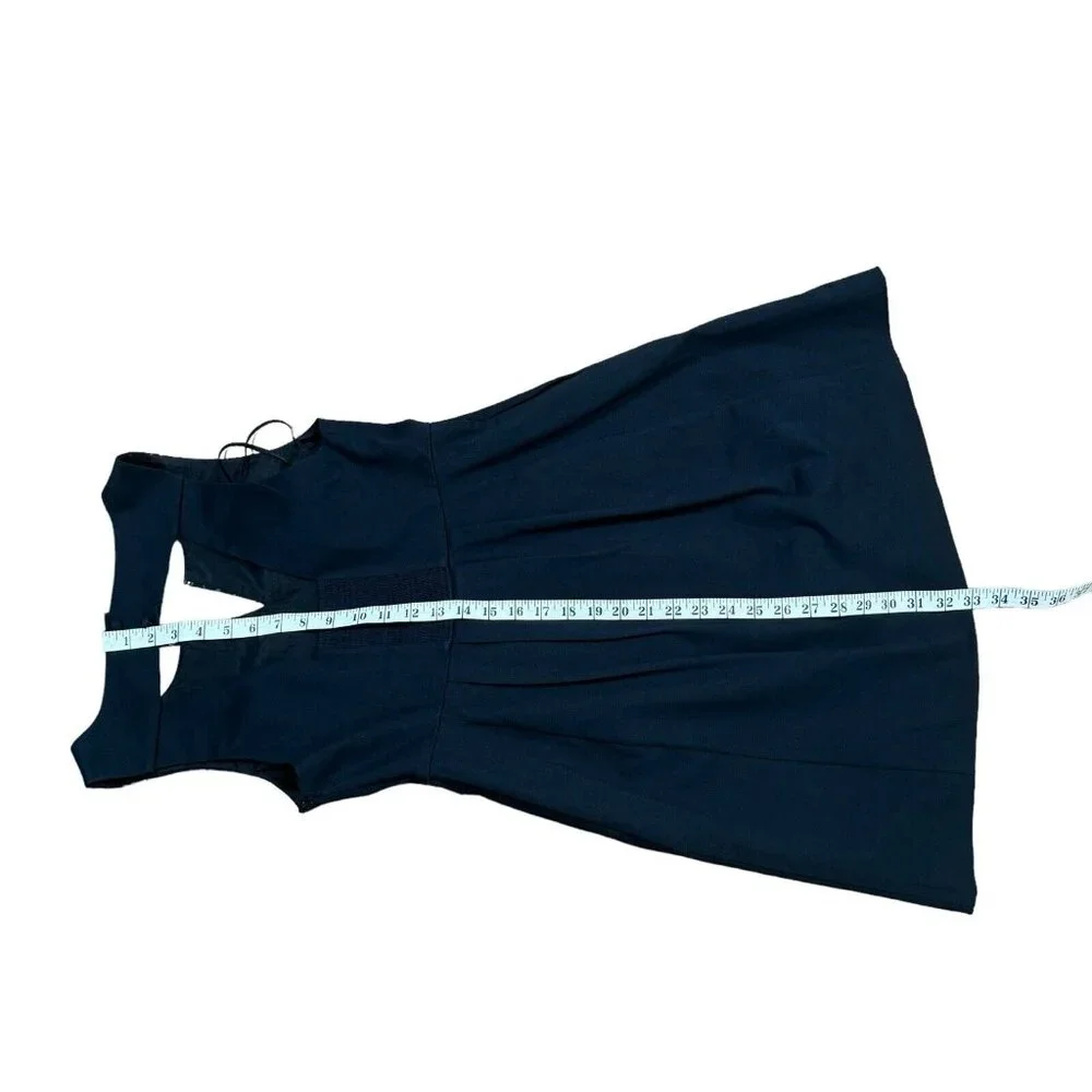 Moulinette Soeurs Anthropologie Size 6 P Black Floral Embroidery PERENNIAL Dress - Picture 12 of 15